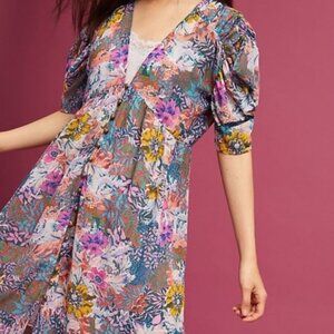 Anthropologie Akemi + Kin Valencia Floral Dress - Size M, without slip dress